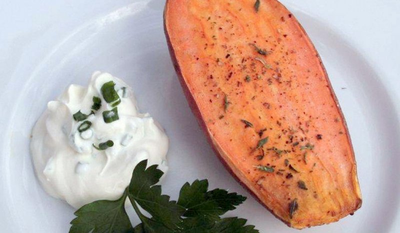 Rezept Bataten aus dem Backofen aromatisch, einfach und schnell