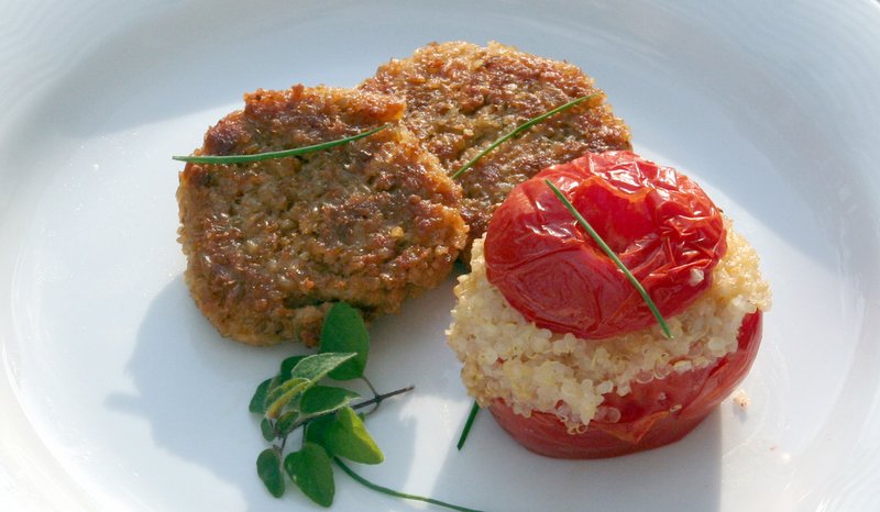 Rezept Mit Quinoa gefüllte Tomaten mit Schafskäse