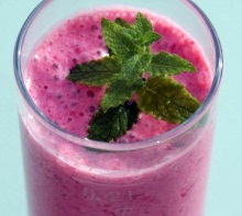 Brombeer-Milchshake